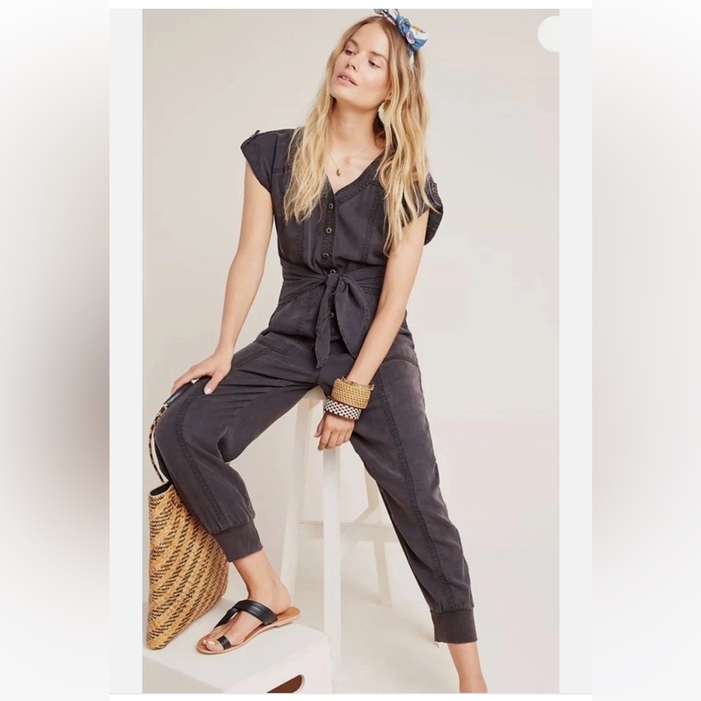 Women's Charcoal Jumpsuit